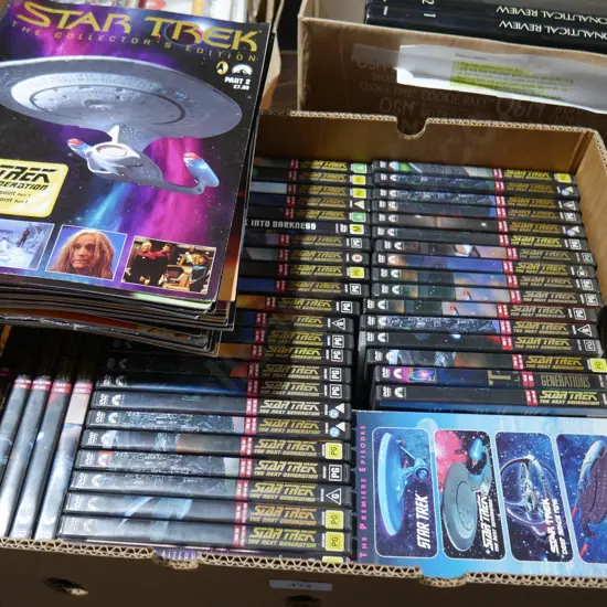 Star trek dvds magazines