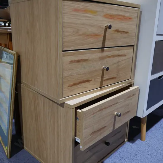 2 Bedside drawers
