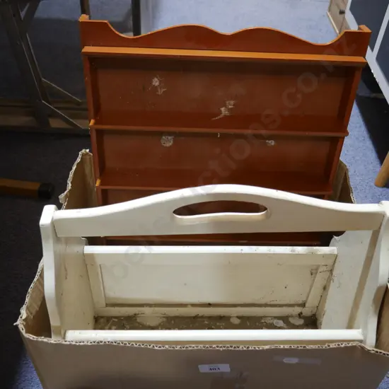 Magazine rack , shelve