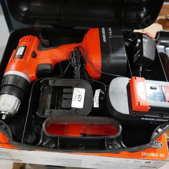Black and Decker battery drill