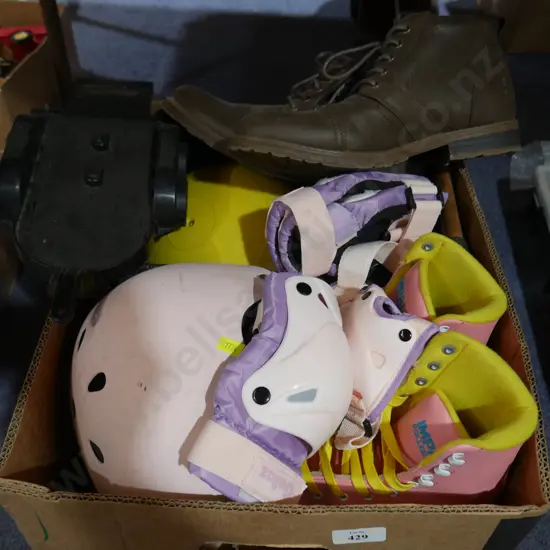 Helmets , skates etc