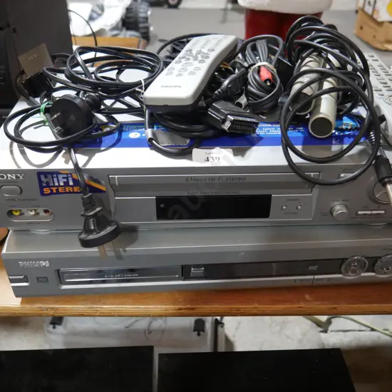 Sony recorder, Philips DVD recorder