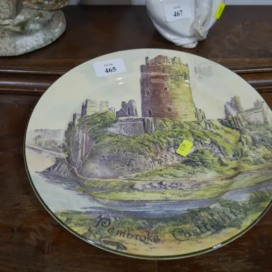 Royal Doulton Pembroke Castle display plate