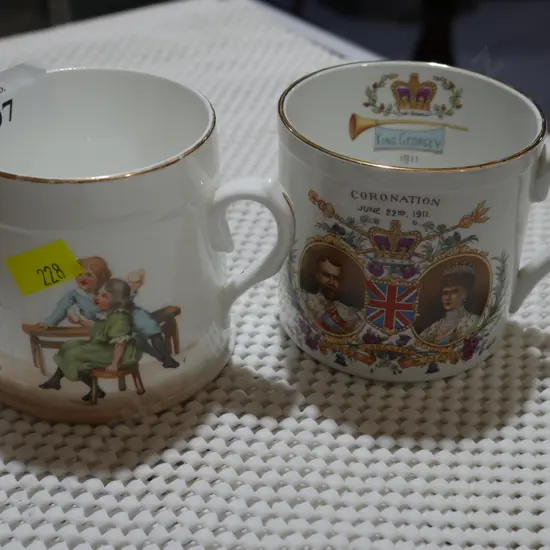 21911 coronation cup, Doulton nursery rhyme cup