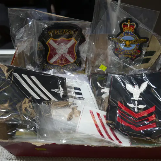 Military patches etc