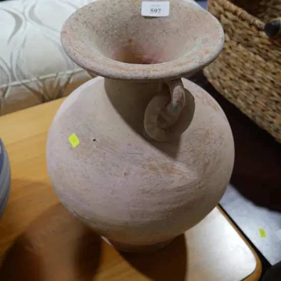 Terracotta vase