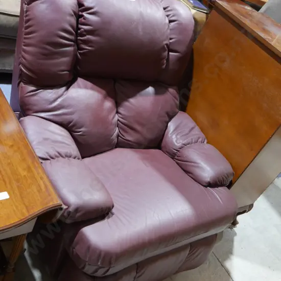 Leather armchair
