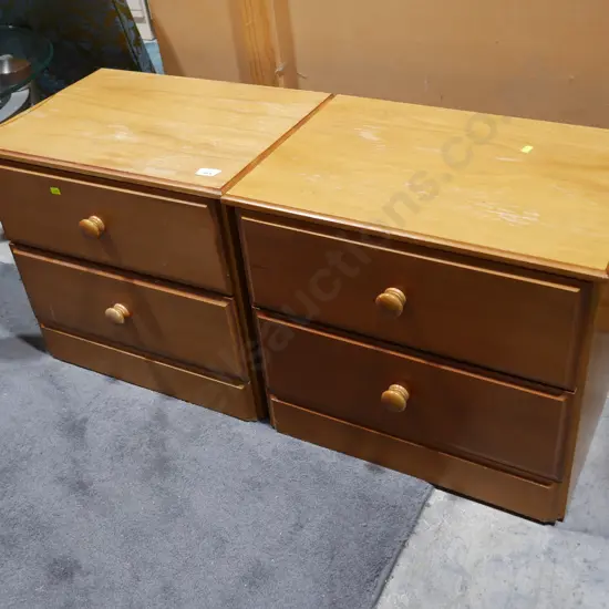 Pair of bedside drawers