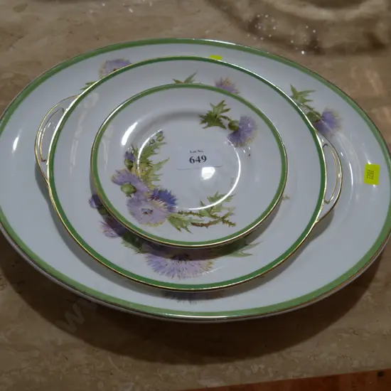 Royal Doulton Glamis Thistle plates