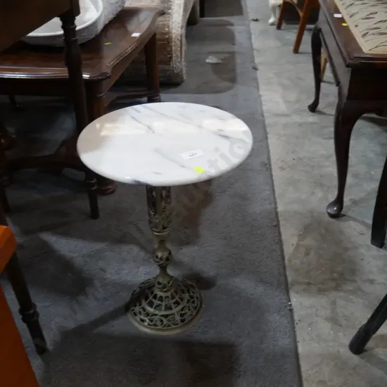 Brass based wine table