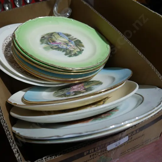 Crown Lynn plates etc