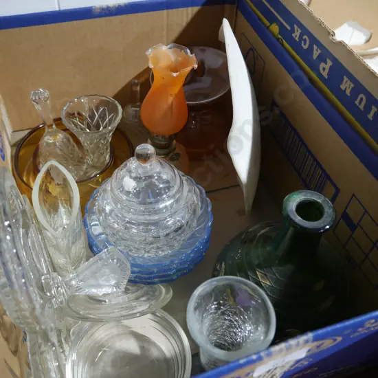 Crystal, glassware etc