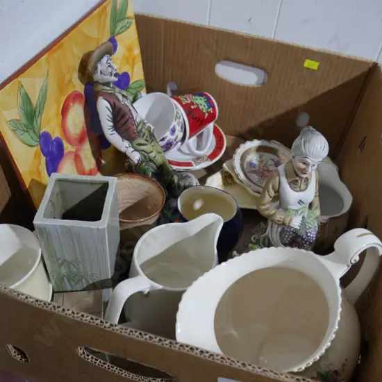 Figurines, jugs etc