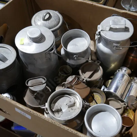 Sample sized cream cans etc