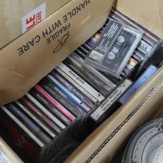 CDs, tapes