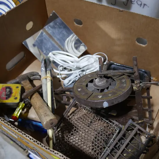 Paint brushes, tools etc