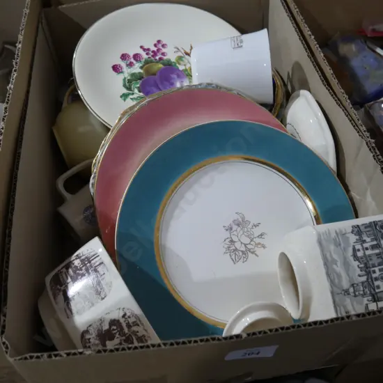 Crown Lynn plates, etc