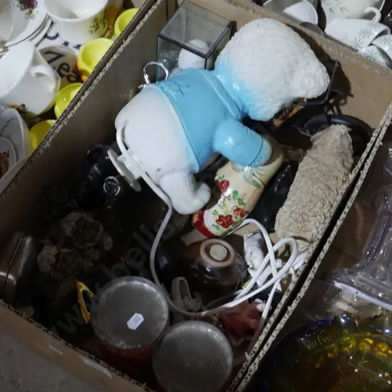 Animals, figurines etc