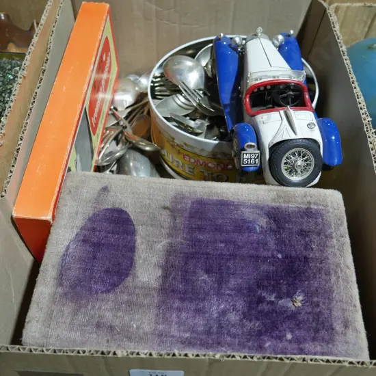 Cutlery, plated goblets etc