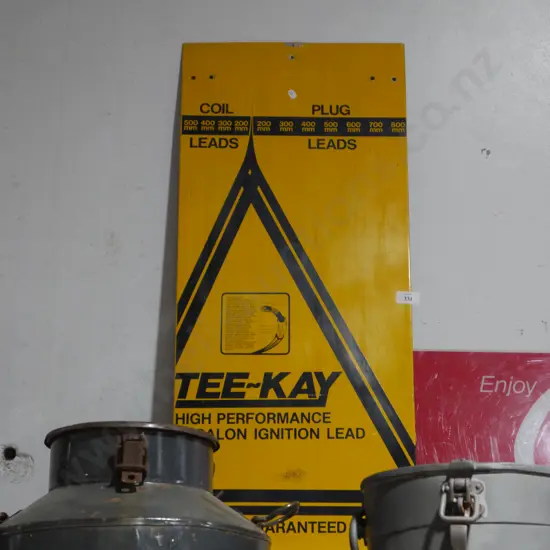 Ignition lead sign