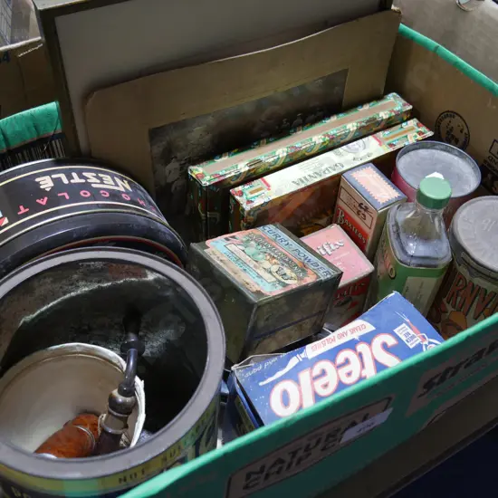 Tins etc