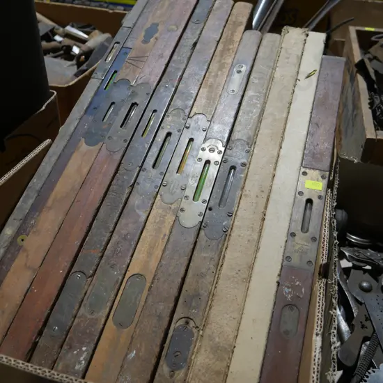 Vintage spirit levels