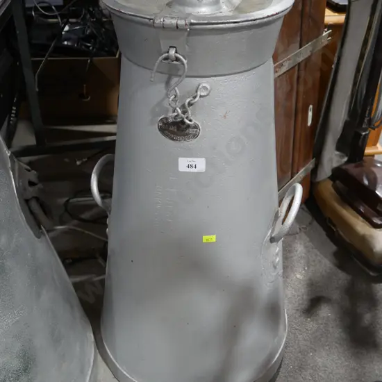 J.T Hunter Burwash large milk can