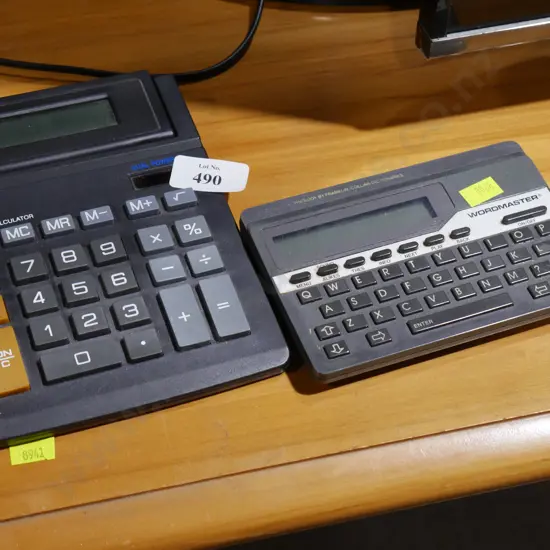 Calculator and wordmaster