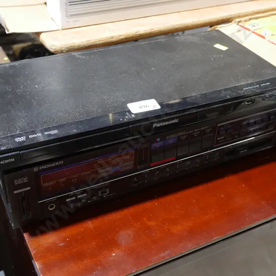 Pioneer stereo system and Panasonic DVD player