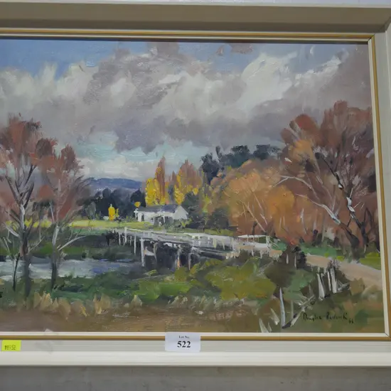 Framed Douglas Badcock oil