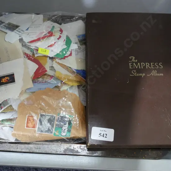 Stamp album & stamps