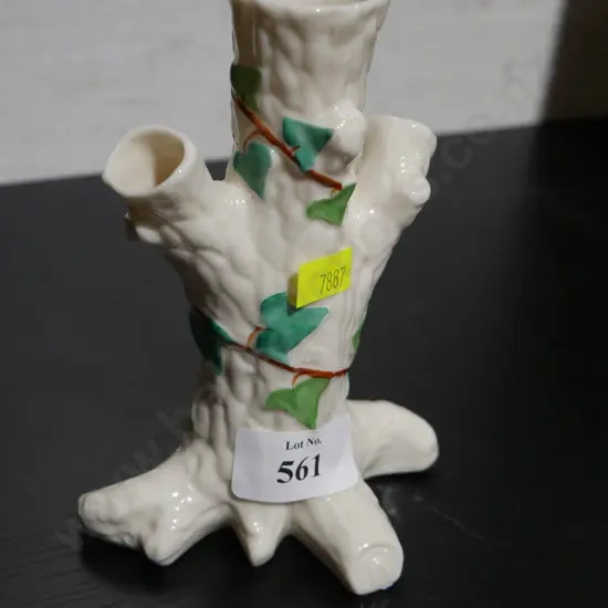 Belleek tree vase