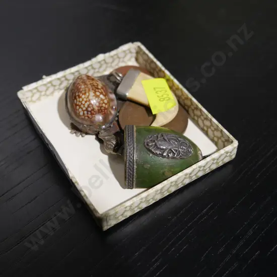 Nicnacs, bone pendant etc