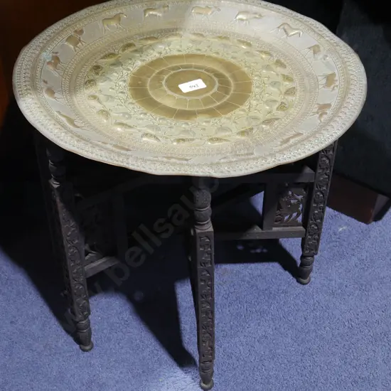 Ornamental tray table