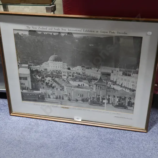 NZ and South seas international exhibition at Logan park Dunedin framed photograph