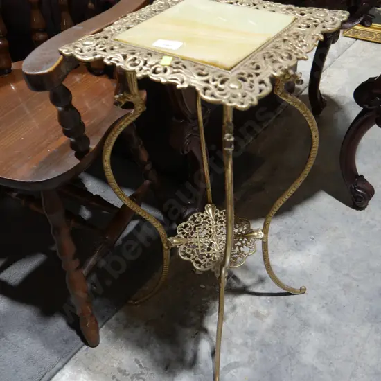 Brass 2 tier table