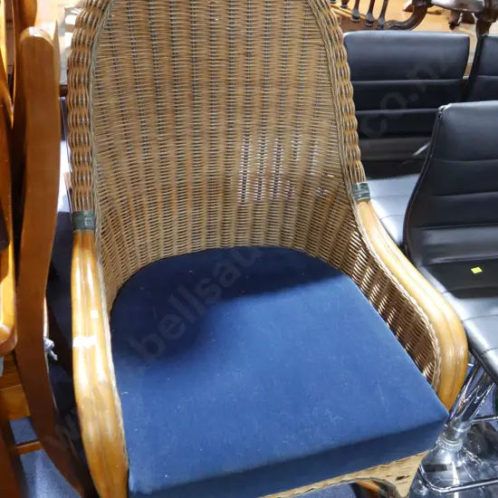 Cane rocker chair
