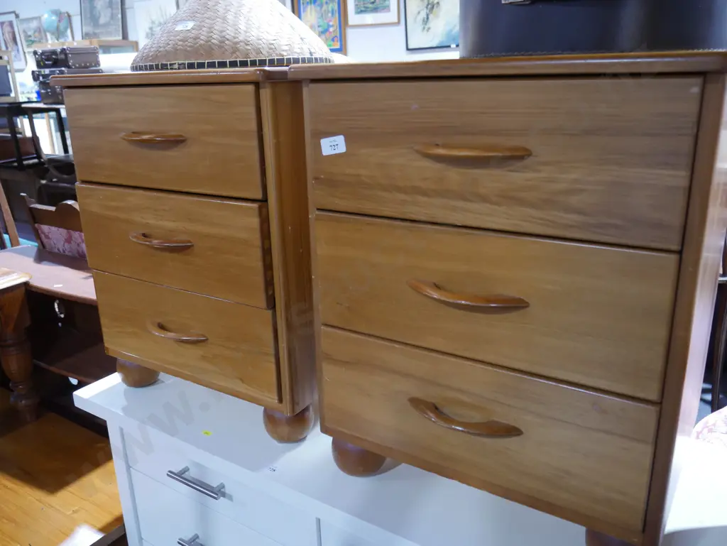 Pair of remu bedsides Image 1++