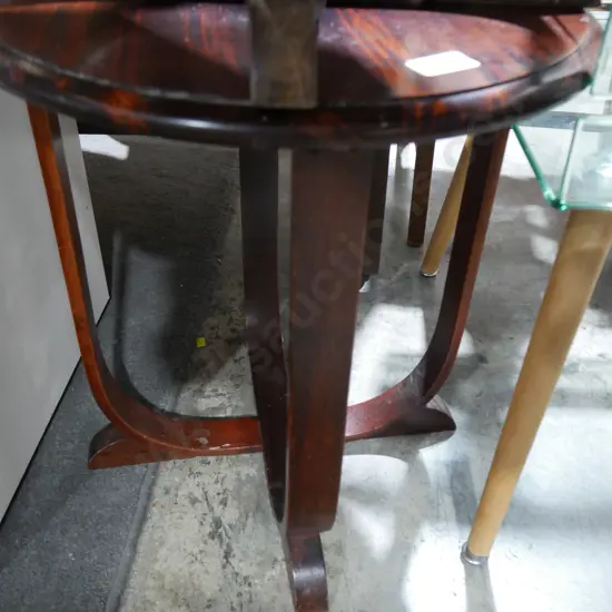 Hoop legged round table