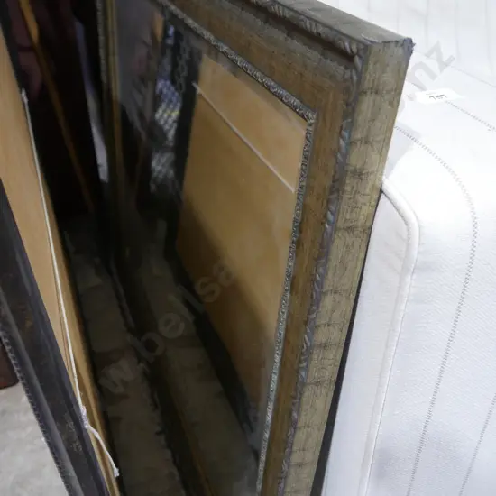 Large framed mirror