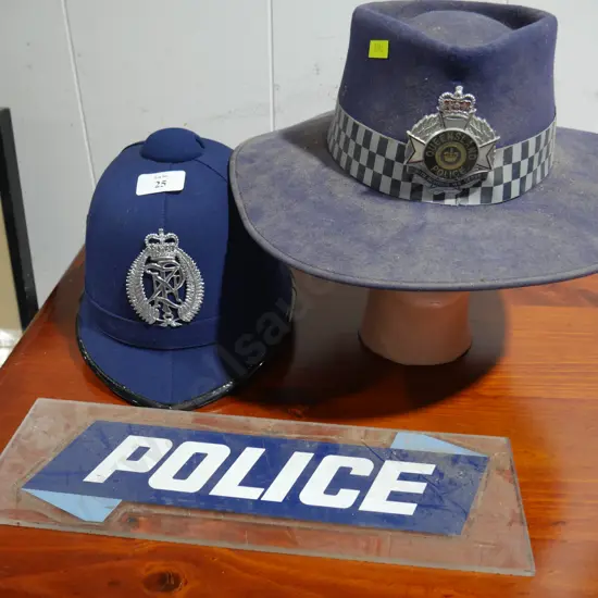 Police hats