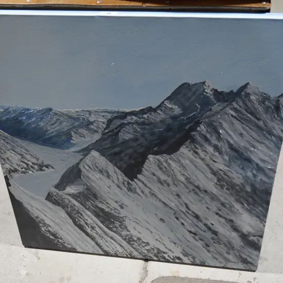 Painting. Mountains