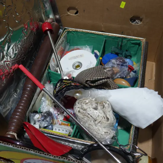 Sewing supplies , etc