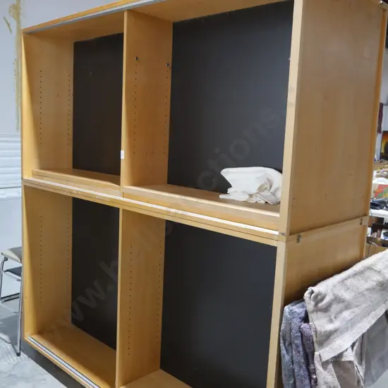 Double sided book case