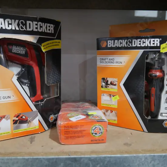 Black Decker glue gun ,soldering iron , etc