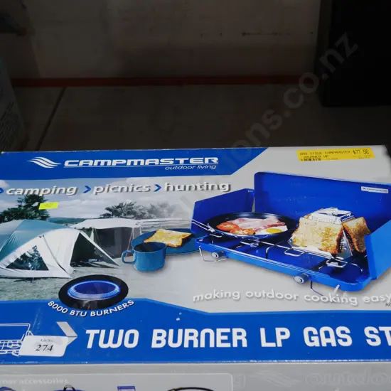 Two burner gas stove