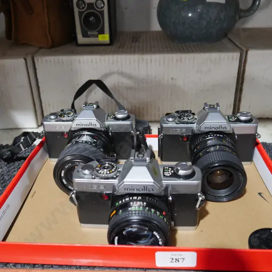 3 Minolta cameras