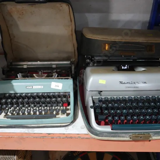 2 type writers