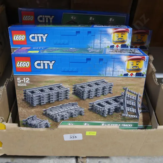 Lego City train track sets