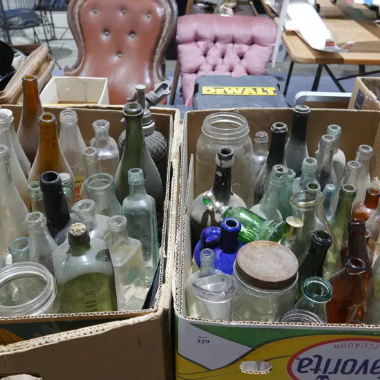 Bottles, 2 Boxes